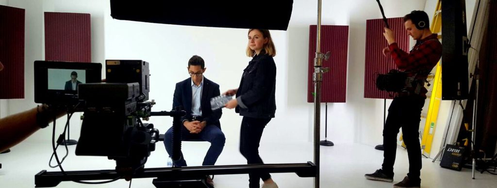Video production at West London Studio