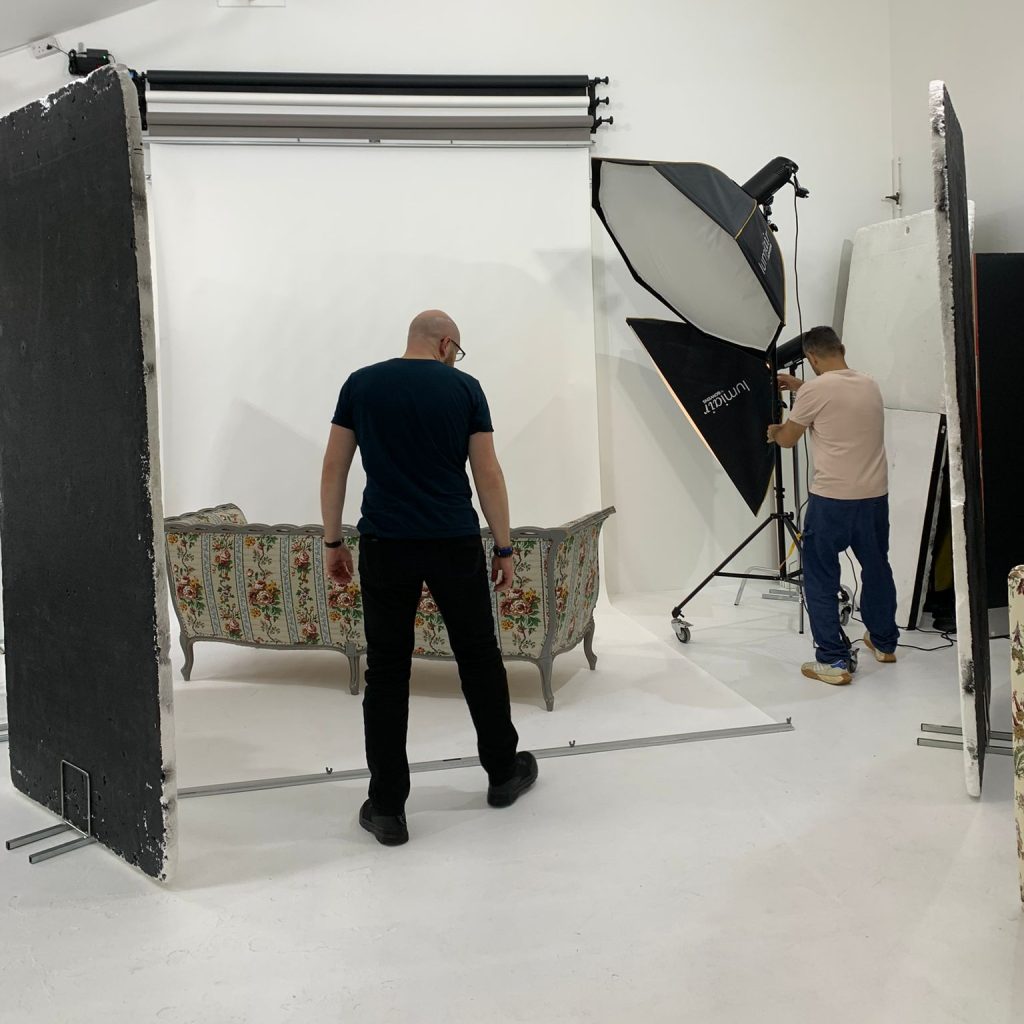 Furniture shoot at West London Studio