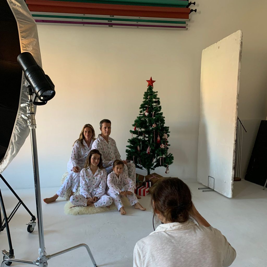 Christmas shoot at West London Studio