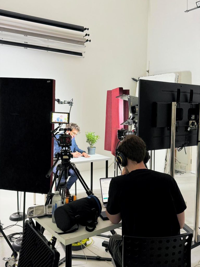 Clariti AI during a production at West London Studio