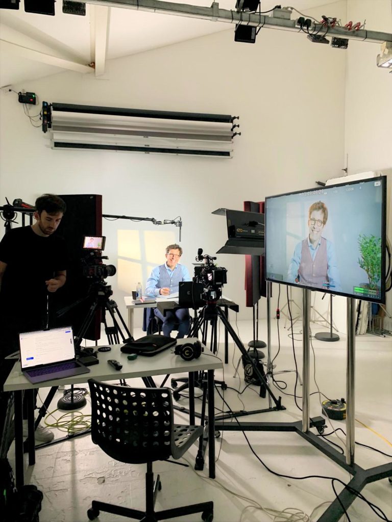 Clariti AI during a production at West London Studio