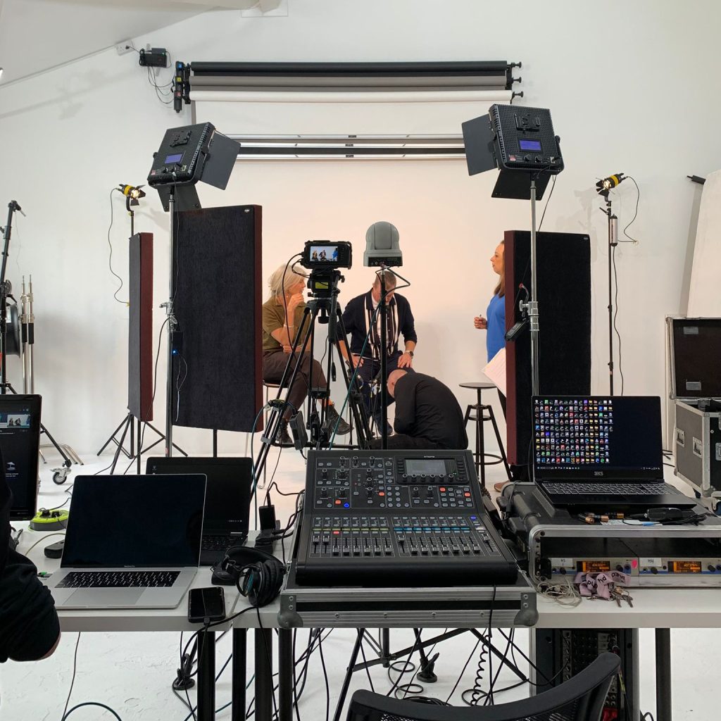 Live streaming - Podcast studio at West London Studio