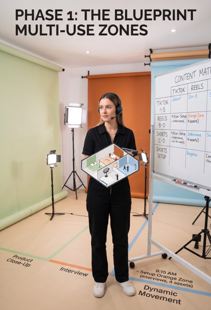 Planning a shoot in a small studio