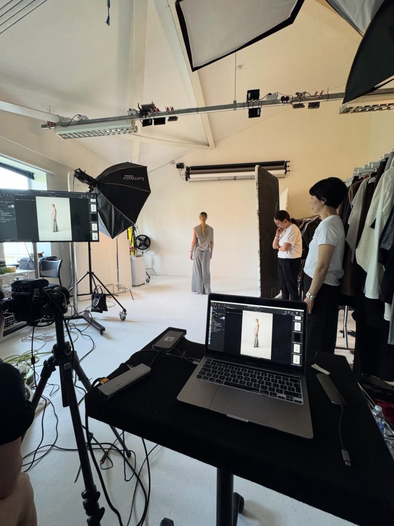 Tethering during photo shoot at West London Studio